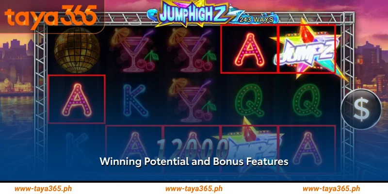 winning potential and bonus features